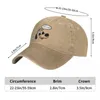 Top Caps Bu güzel köpek çizgi film unisex tarzı beyzbol sıkıntılı yıkanmış şapka vintage açık hava aktiviteleri snapback