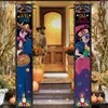 Andere evenementenfeestjes Lofytain Mexicaanse dag van het dode feest veranda bord Halloween hangende deur gordijnbanner Banner Mexicaanse Fiesta Sign Party Decoration 230811