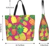 Shopping Bags Cute Pineapple Bag Cartoon Portable Storage Large Capacity Shoulder Beach