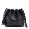 Kadınlar Sofia kova çantası gündelik zarafet ve stil siyahı