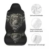 Auto -stoelbedekkingen Bison Head 6000px Cover Custom Printing Universal Front Protector Accessories Cushion Set