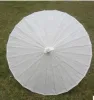 Hochzeitsparasole weißes Papier Regenschirm Chinesisch Mini Handwerksschirm 5 Durchmesser: 20,30,40,60,84 cm Hochzeitsvorzug Dekoration