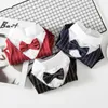 Hunde Gentleman Hochzeitsanzug Kleidung formelles Hemd Haustier Outfit Halloween Weihnachtskostüm für kleine Hunde Bowtie Tuxedo HKD230812