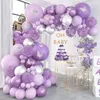 Andere evenementenfeestbenodigdheden vlinder ballon set ballonnen slinger boog verjaardag bruiloft roze baby shower decoratie latex 230812