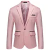 Men's Suits Blazers 8 Colors Men's Suit Business Casual No Iron Single Row Single Button Split Collar Wedding Party Coat Slim Fit Office Blazer 230811