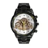 Polshorloges heren horloge trend mode kleurschedel horloges casual zakelijke kwarts pols