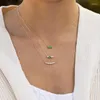 Chaines S925 Collier de diamant flottant en argent sterling - Petit design élégant et intemporel pour les femmes