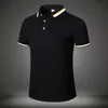 Mens Tshirts İlkbahar Uzun Kollu Yaku Polo Gömlek Moda Baskı Tshirt 220826