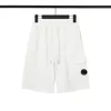 Mäns shorts 2023 C.P Spring and Summer Leisure Fashion Pure Cotton Round Mirror Type Solid Color Sports rak