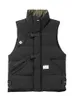 Kvinnors västar Vintväst Kvinnor Down Cotton Waistcoats Ladies Winter Warm Sleeveless Jacket Female Fashion Zipper Midje Coat Chaleco Mujer 230811