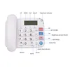 Telefoner Corded Phone Big Button Desk Artline Phone Telefonstöd Speed ​​Dial/Ring Volume Control för äldre Seniors Home Office 230812