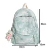 Skolväskor Enkel färgning Design Kvinnor Ryggsäck Kawaii Nylon Bokpåse Kvinnlig Mochila School Ryggsäck för Teenage Girl Travel Rucksack 230811