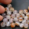 Gemystones en vrac 8/10 mm authentique perles rondes d'agate aquatique naturelle pour bijoux fabrication de bricolage Bracelet Collier perlé charms accessoires