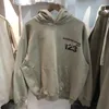 Herrtröjor toppkvalitet lapptäcke khaki rrr123 mode hoodie män 1: 1 rrr 123 tungt tyg pullover hooded streetwear kvinnor kläder