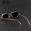 58157 Novos óculos de sol de tendências de caixa de metal com gumes pesados ​​masculinos indianos