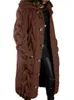 Tricot de tricots pour femmes wmstar chariot cardigan pochette solide en vrac de taille épaisse de mode chaude rue hiver.