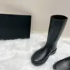 Moda Klasik Kadın Lady Rain Boots Uzun Lüks Boot Yağmurlu Ayakkabı C1329