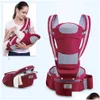 Capodinali di trasporto di carrelli di carriere 0-48M BASH ERGONOMIC BASCHE 15 Usando Way Infant Hipsat Front Front a fronte di Kangaroo Wrap Travel LJ2009 DHCVK