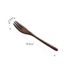 Dinnerware Sets Japanese Style Wooden Spoon Fork Soup For Cooking Eating Mixing Stirring Kitchen Utensil