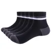 Sports Socks YUEDGE Mens Quarter Ankle Breathable Performance Combed Cotton Low Cut Casual Short for Men 3746 5 Pairs 230811
