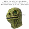 Party Masks Creepy Cosplay Animal Lizard Head Terror Scary Halloween Mask Horrible Full Face Helmet Costume Prop For Carnival Themed Party 230811