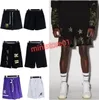 Mens dames amirs shorts shorts zomer mode streetwears kleding snel drogen zwemkleding drukkarts strand broek 2023 nieuwjaar kwastje een miri shorts gedrukt