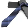 Coules de cou Standard Business Men's's Tie Ties à rayures formelles Dot Jacquard Mariage Coldie 8cm Largeur Classic Classic Gravata 1200 AIGINES 230811