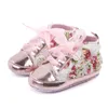 First Walkers Rose Flower Toddler Shoes Infants Sports Sport Soft Sole Sole Princess Born Baby Girls Spring 230812