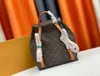 Luxury Designer Women's Bag Pressed Leather Vintage Shoulder Bag Casual ryggsäck Herr- och kvinnors läder Ryggsäck Klassisk utomhus Tote Party Bag M45205 M45410
