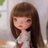 Dolls Design bjd Doll 16 nana mignon jupe de style ferme grande tête jeune fille résine toys mobile joint maquillage 230811