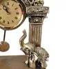 Tabel klokken reizen retro desktop bureau digitale kantoor schattige mini klok miniaturen horloge de home decoratie luxe zy50tz