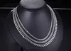 Bijou de mode en acier inoxydable, collier de styliste pour hommes et femmes, chaînes en titane en or 18 carats, de luxe