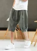 Herenbroek plus size zomer harem broek mannen korte joggers Chinese stijl kalf lengte casual baggy broek mannelijke capri-broeken 8xl 230811