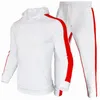 Mens Tracksuits Men Run Tracksuit Pants Jogging Suit 2 PCS Autumn Winter Outfits Sportkläder Running Sweatsuit Löst kläd