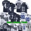 Cheap 11 Micah Parsons CeeDee Lamb Football Jersey Dak Prescott Trevon Diggs DeMarcus Lawrence Leighton Vander Esch Tony Pollard Emmitt Smith Mens Women Youth Kids