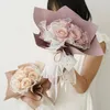 Geschenkverpackung Blumenpapier Papier Wellengarn Spitze Mesh Florist Vorräte Bouquet Verpackung Verpackung DIY Valentinstag Hochzeit Hochzeit