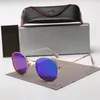 Mode lyxdesigner herrglasögon solglasögon för kvinnor män damer designers märke legering metall polaroid uv400 glasögon