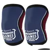 Elleboog knie pads 1 paar mouwen voor gewichtheffen premium ondersteuning compressie powerlifting crossfit 7m mm neopreen mouw 230414 drop dhirq