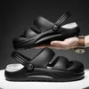 slippers for men walking fashion designer shoes casual sports for summer wear thick soles for driving and a light sense of stepping on feces beach cool shoes for mens