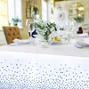 Table Cloth Decoration Wear-resistant Dot Tablecloth Rose Golden Satin Runner Kitchen Supply