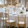 Wholesale gold plsstics Resin Event Tiffany Chiavari Chair Transparent Plastic Dining Chair For Weddings And Banquet