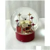 Christmas Decorations 2022 Edition Cclassics Snow Globe With Golden Tree Inside Crystal Ball For Special Birthday Novelty Vip Gift D Dhrvi