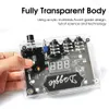 Tattoo Machine Tattoo Netzteil transparent Dazzle Doppelmodus LED Digitale Display Bildschirmbank Tattoo Lieferungen für Coil Rotary Tattoo Pen 230811