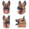 Party Masks Mask Halloween Dog Latex Animal Head Toy Cosplay Fancy Dress Props Horror