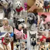 Vêtements de vêtements pour chiens schnauzer chihuahua yorksyie polo robe d'été t-shirt à rayures de compagnie de compagnie