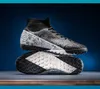 2023 Nouveau jeune homme High Top Boots Fashion Tf AG Soccer Chaussures Traineurs sportifs pour enfants taille 32-45