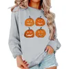 Women's Hoodies Halloween Women Pumpkin Sweatshirt grappige gezicht grafische pullover Camisoles voor tuniek shirts