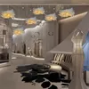 Pendant Lamps Nordic Paper DIY Handcraft Lights Bedroom Living Room Corridor Aisle Decorated Cloud Shade Clothing Store Hanging