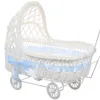 Tools Workshop Basket Baby Flower Shower Party Candy Box Wedding Decorations Woven Stroller Favors Baskets Gift Carriage Mini Storage Favor 230812