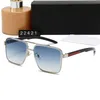 Мужские дизайнерские солнцезащитные очки моды Linea Rossa очки очки UV400 Женские модные очки лягушки зеркало с коробкой